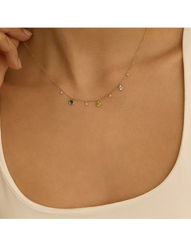 Collana Amélie Oro Giallo Topazio Cubic Zirconia