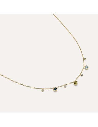 Collana Amélie Oro Giallo Topazio Cubic Zirconia