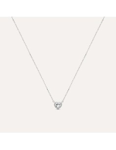 Collana Silver Elegance Argento Rodiato Cubic Zirconia