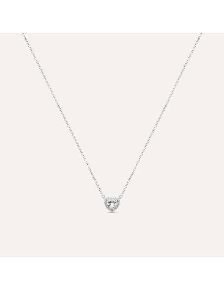 Collana Silver Elegance Argento Rodiato Cubic Zirconia
