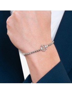 BRACCIALE UOMO IN ACCIAIO CON ANCORA 2