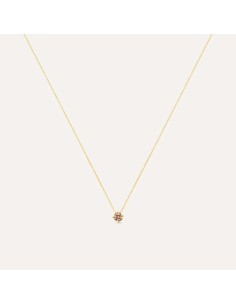 Collana Punto Luce Silver Rainbow Argento Rosa Cubic Zirconia