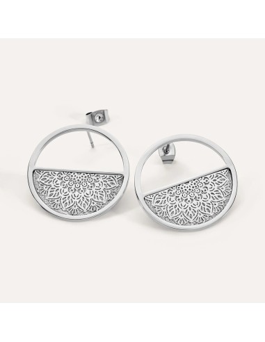 Orecchini Lobo Aura Acciaio