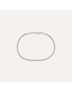 Bracciale Catena Gentleman Argento Rodiato