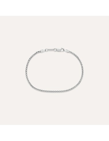 Bracciale Catena Gentleman Argento Rodiato