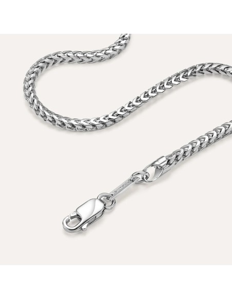 Bracciale Catena Gentleman Argento Rodiato