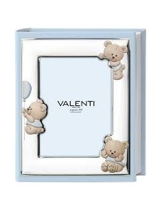 Valenti Album Cornice argento Orsetti multicolor