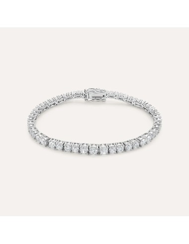 Bracciale Tennis Silver Elegance Argento Rodiato Cubic Zirconia