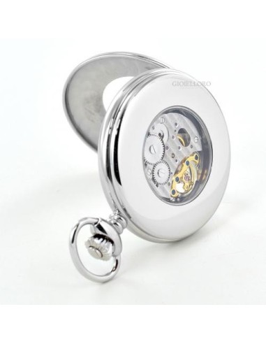 Orologio da tasca Savonette Lowell Fasi Luna ALLEN