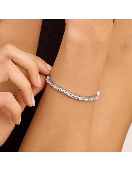 Bracciale Tennis Silver Elegance Argento Rodiato Cubic Zirconia