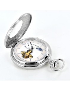 Orologio da tasca Savonette Lowell Fasi Luna ALLEN 2