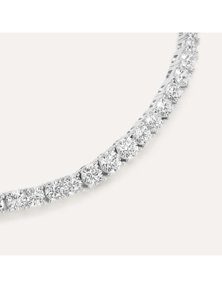 Bracciale Tennis Silver Elegance Argento Rodiato Cubic Zirconia