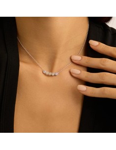 Collana Silver Shine Argento Rodiato Cubic Zirconia