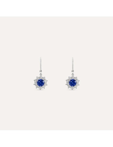 Orecchini Pendenti Silver Elegance Argento Rodiato Cubic Zirconia