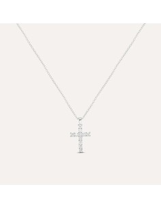 Collana Silver Elegance Argento Rodiato Cubic Zirconia