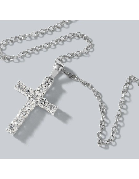 Collana Silver Elegance Argento Rodiato Cubic Zirconia