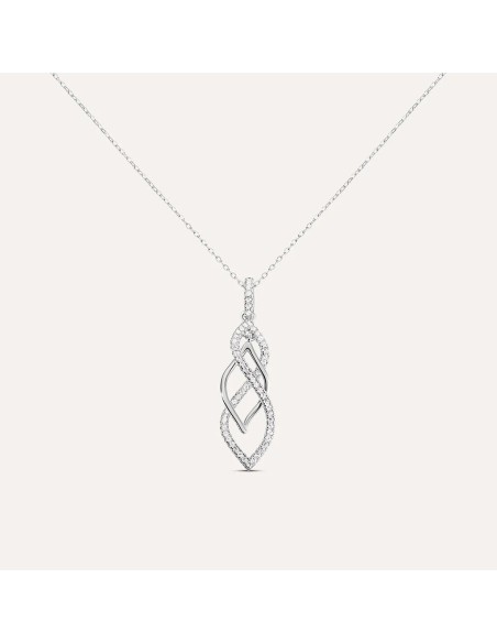 Collana Silver Shine Argento Rodiato Cubic Zirconia