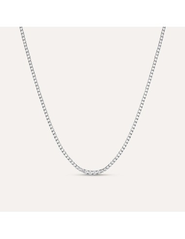 Collana Tennis Silver Elegance Argento Rodiato Cubic Zirconia