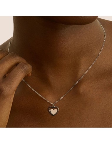 Collana Silver Collection Argento Bicolore Bianco / Rosa