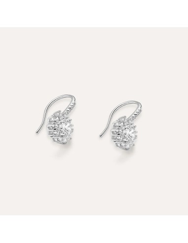 Orecchini Pendenti Silver Elegance Argento Bianco Cubic Zirconia