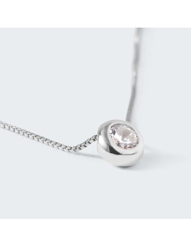 Collana Punto Luce Silver Elegance Argento Rodiato Cubic Zirconia