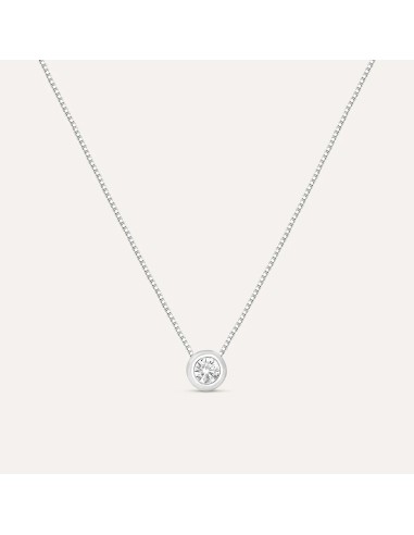 Collana Punto Luce Silver Elegance Argento Rodiato Cubic Zirconia