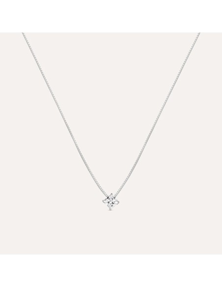 Collana Punto Luce Silver Elegance Argento Bianco Cubic Zirconia