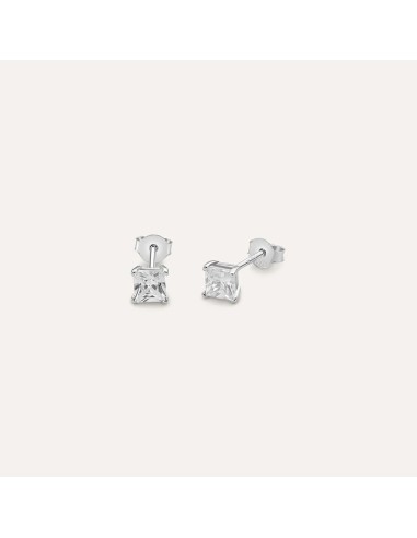Orecchini Lobo Punto Luce Silver Elegance Argento Rodiato Cubic Zirconia